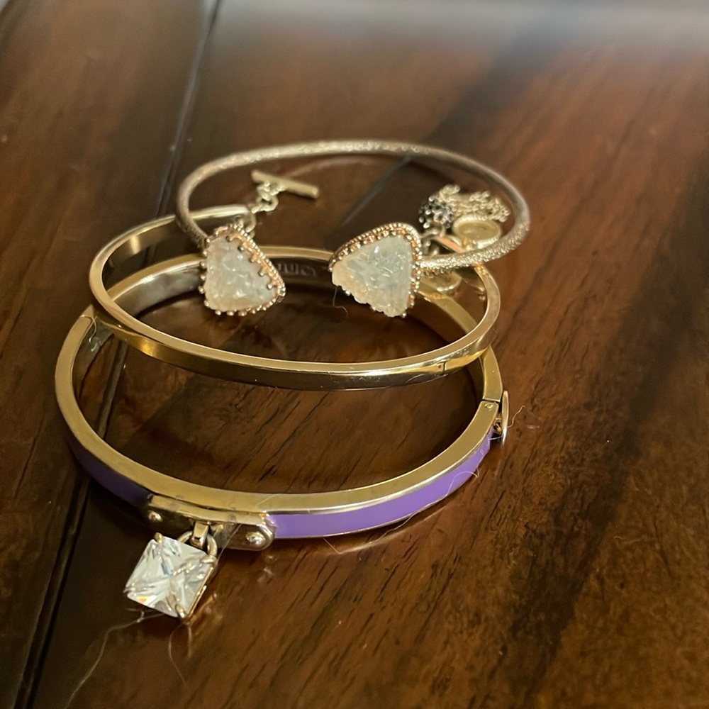 Set of 3 bracelets - 1 juicy couture, 1 BCBGenaration, other no brand